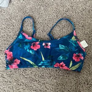 Kona Sol floral bikini top S
